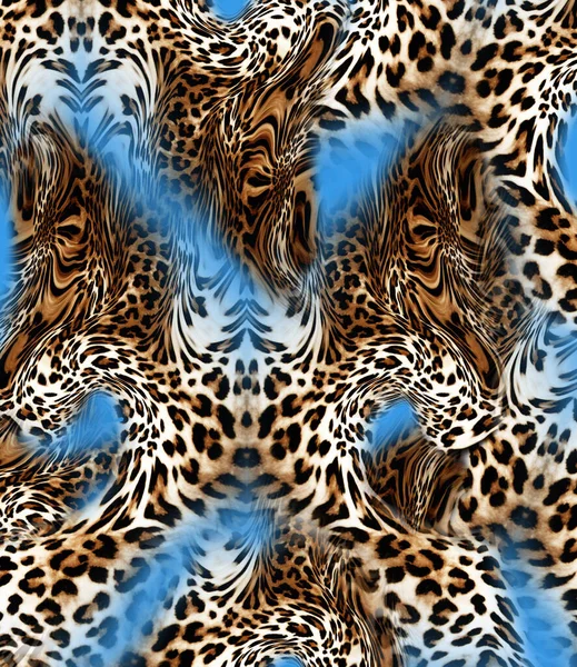 Тигр Леопардовый Фон Кожи — стоковое фото