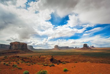 Monument Valley sınır Arizona ve Utah, Amerika Birleşik