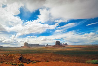 Monument Valley sınır Arizona ve Utah, Amerika Birleşik