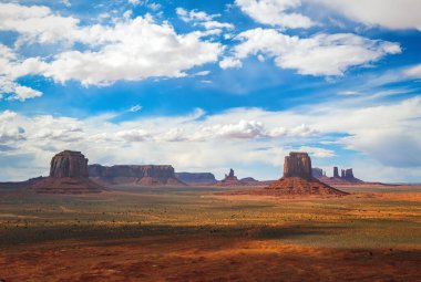 Monument Valley sınır Arizona ve Utah, Amerika Birleşik