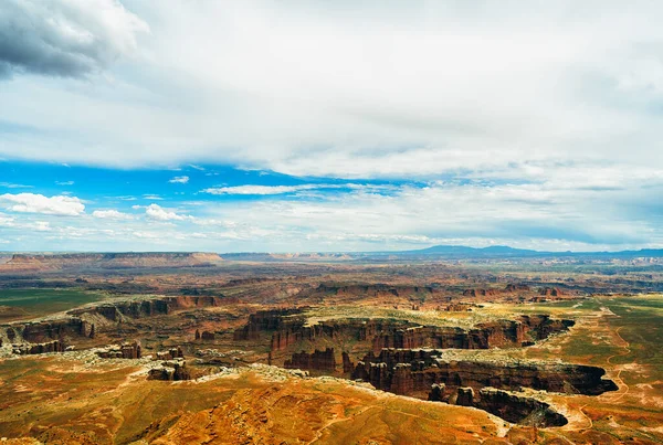 Doğanın Erozyonu Güzel Kanyon Manzarası Yaratıyor Ölü Eyalet Parkı Utah — Stok fotoğraf