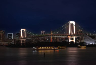 Odaiba 'dan Tokyo' ya gece manzarası