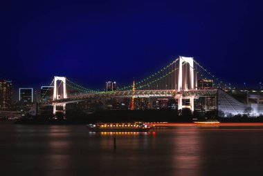 Odaiba 'dan Tokyo' ya gece manzarası