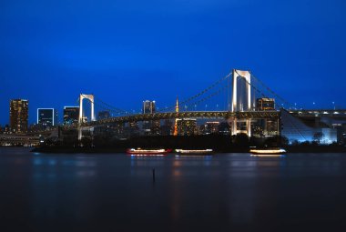 Odaiba 'dan Tokyo' ya gece manzarası