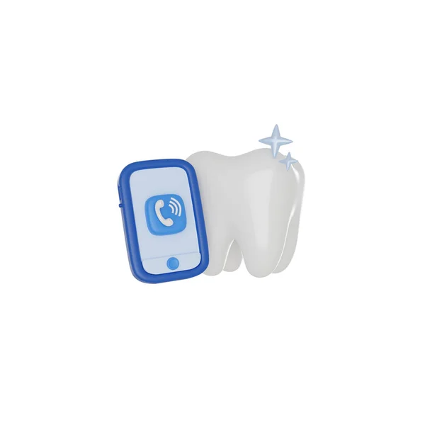 Specchio Concavo Dentale Stomatoscopi Icona Rendering Isolato Sfondo Bianco — Foto Stock