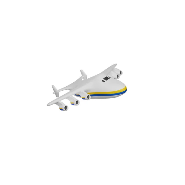 Ukrainische Frachtflugzeuge Mriya Oder Antonov Rendersymbol — Stockfoto