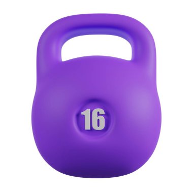 Kettlebell 16 kg 3B canlandırma simgesi