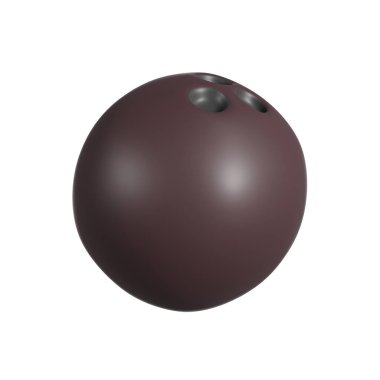 Üç Delikli Olgun Hindistancevizi Çizimi