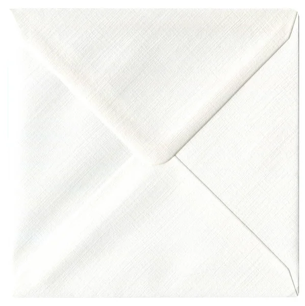 Busta Busta Carta Artigianale Sullo Sfondo Bianco Isolato — Foto Stock