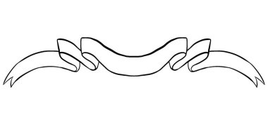 siyah çizgi çizimi, çizim biçimi, vektör