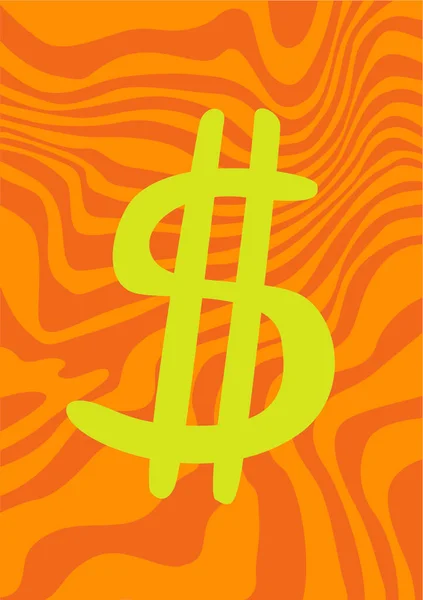 dollar icon on abstract background