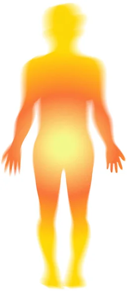 male body silhouette. web illustration