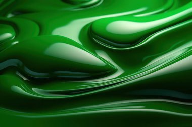 yeşil plastik arka plan. Sıvı plastik doku