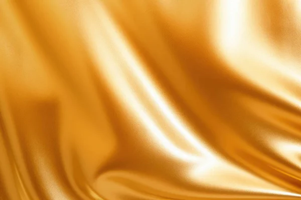 金サテンシルクの質感 — ストック写真