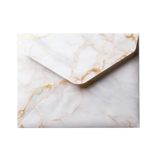 大理石の空白の大理石の封筒 — ストック写真