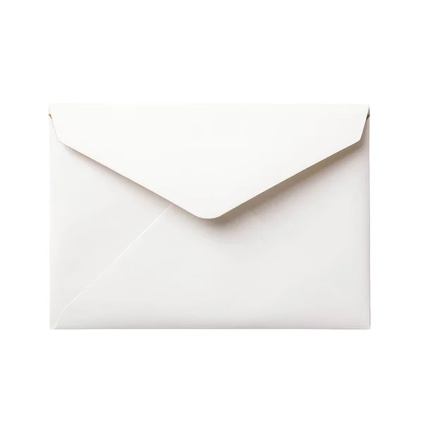 Envelope Isolado Sobre Fundo Branco — Fotografia de Stock