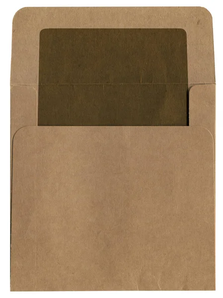 Lettre Enveloppe Avec Papier Blanc — Photo