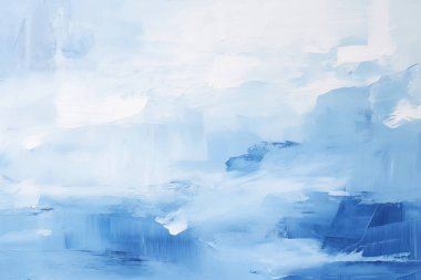 Pastel tonlu mavi suluboya arkaplan.