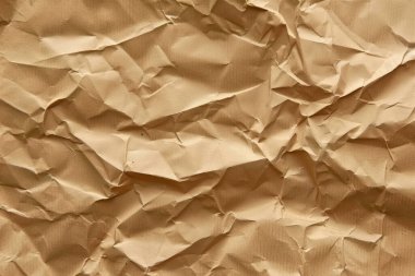 kahverengi buruşmuş kağıt dokusu