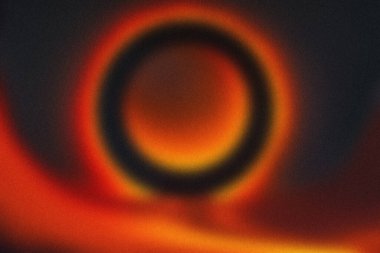 Parlak çemberli bulanık soyut arkaplan