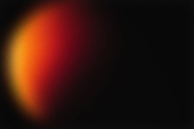 Siyah ve turuncu renkli film ışığı arka planda sızıntı yapıyor.