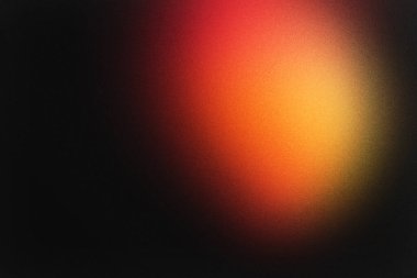 Siyah ve turuncu renkli film ışığı arka planda sızıntı yapıyor.