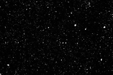 Siyah arkaplanda kar örtüsü etkisi.