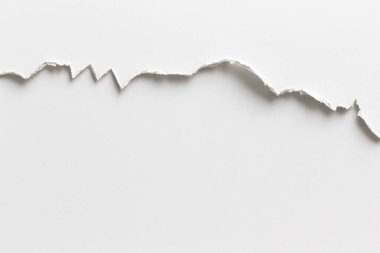 Metin için boşluğu olan yırtık Kağıt Dokusu