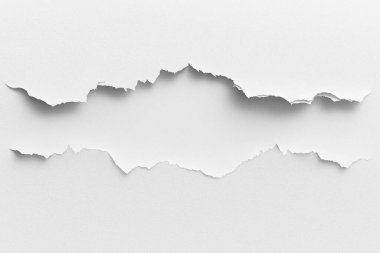 Metin için boşluğu olan yırtık Kağıt Dokusu