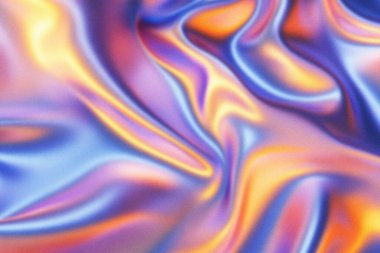 Soyut arkaplan, dalga tasarımı duvar kağıdı. Yanardöner holografik dalgalı arka plan. Dalgalı doku.                         
