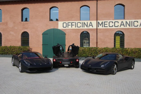 Modena Talya 2022 Enzo Ferrari Müzesi Ferrari Spor Arabalarının Prototipleri — Stok fotoğraf