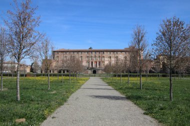 Sassuolo Dükalığı, Modena, İtalya, antik Estense ailesi, mimari detay, turistik mekan