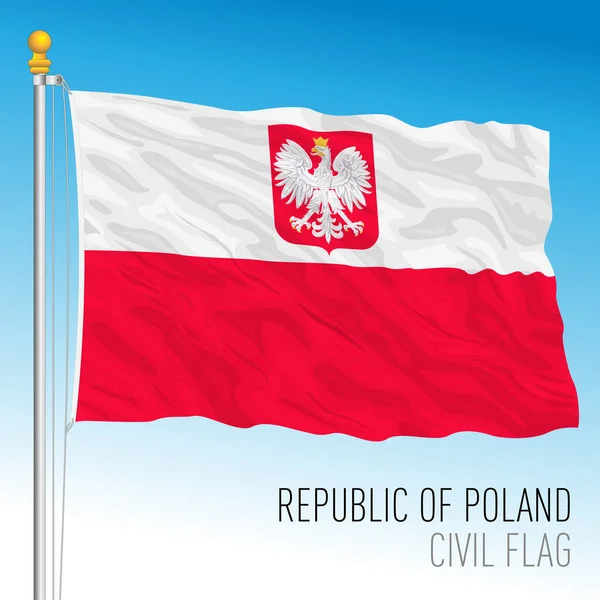 波兰共和国 矢量图解 — 图库矢量图片