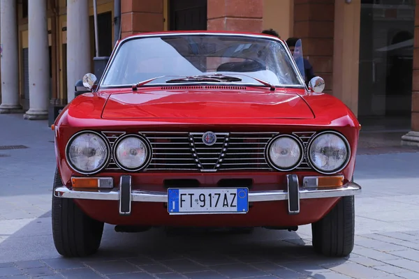 Italia Abril 2023 Detalle Externo Del Coche Vintage Alfa Romeo — Foto de Stock