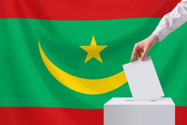 Seçimler, Moritanya. Seçim konsepti. Başkan Yardımcısı 'nın seçimi. Boşluğu kopyala