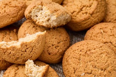 Taze yulaflı kurabiyeler. Sağlıklı beslenme kavramı