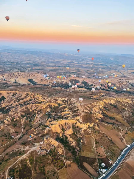 Hot air balloon fly over Cappadocia is known around the world as one of the best places to fly with hot air balloons in Goreme, Cappadocia, Turkey.