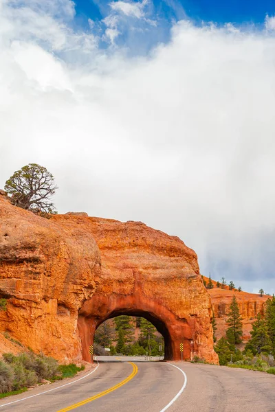 Arco Pietra Naturale Nel Red Canyon Dixie National Forest Utah Fotografia Stock
