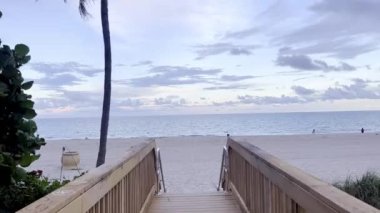 Boardwalk to the beach in Florida. High quality photo