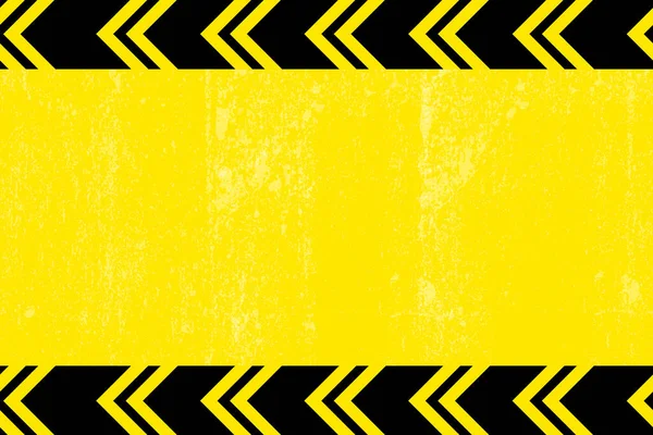 Zwarte Gele Waarschuwingslijn Gestreepte Rechthoekige Achtergrond Waarschuwing Voorzichtig Zijn Met — Stockvector