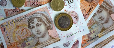 The pound sterling is the national currency of England