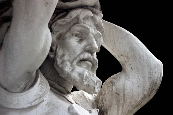Titán Atlante Sostienen Mundo Sobre Sus Hombros Mitología Griega — Foto de Stock