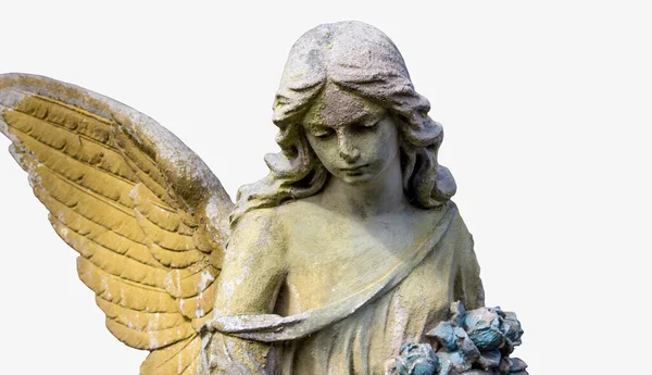 Egy Gyönyörű Angyal Arca Irgalom Béke Xix Századi Emlékmű Egy — Stock Fotó