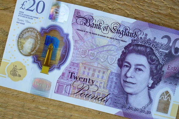 Brittiska Pund Nära Håll Storbritanniens Valuta — Stockfoto