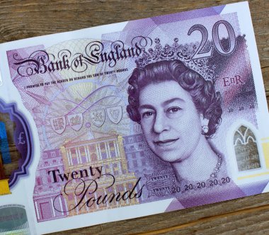 10 kilo yakın çekim. Büyük Britanya 'nın ulusal para birimi