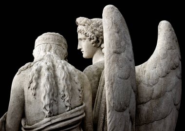 Başmelek Gabriel ve Bakire Meryem. Açıklama