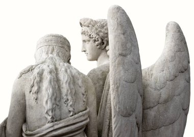 Başmelek Gabriel ve Bakire Meryem. Açıklama