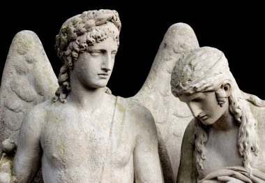 Başmelek Gabriel ve Bakire Meryem. Açıklama