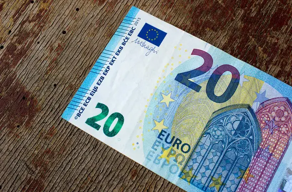 Euros Close Moeda Nacional União Europeia — Fotografia de Stock