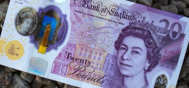 10 kilo yakın çekim. Büyük Britanya 'nın ulusal para birimi